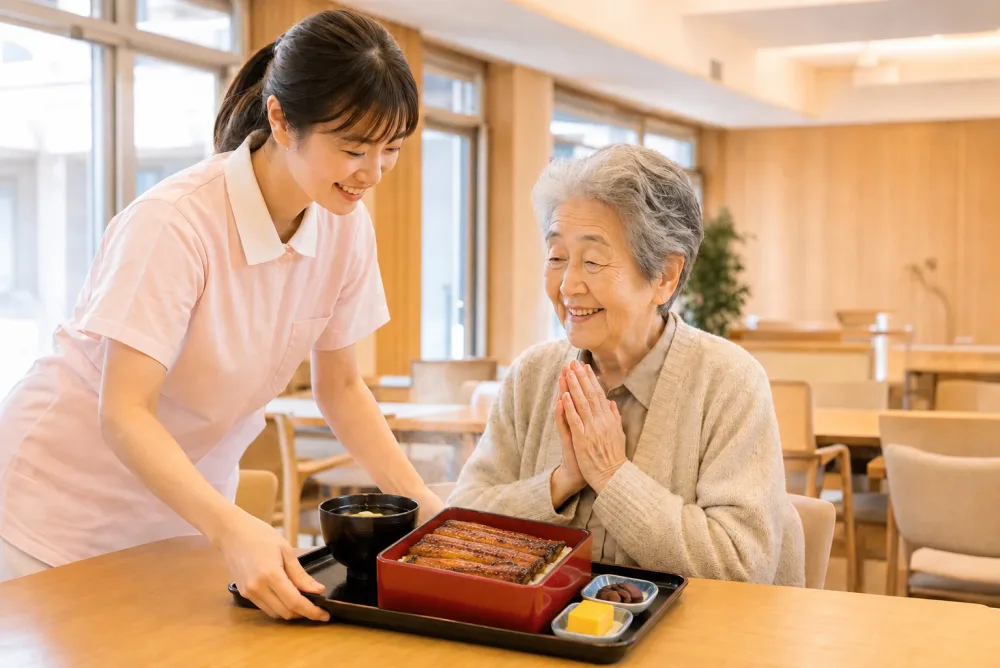 高齢者施設で提供するうなぎ